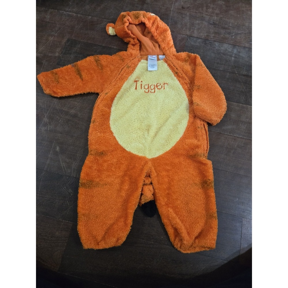 Disney Store Infant/Todder Size 18-24M Tigger Soft Fuzzy Plush Halloween Costume